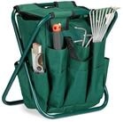 relaxdays Arbeitshocker Gartenwerkzeug Hocker klappbar (1 St)
