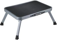 Westfalia Werkzeug Tritthocker Faltbarer Tritthocker grau