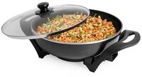 Tristar Elektrische Grillpfanne PZ-9130, Elektro-Wok, 33 cm, 4,5 L, 1500 Watt,