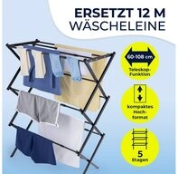 EASYmaxx W&auml;schest&auml;nder EASYmaxx Teleskop-W&auml;schest&auml;nder 1200, EASYmaxx