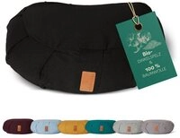 #DoYourYoga Yoga Bolster Zafu Halbmondkissen Ganesh, 100% Baumwolle Bio