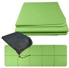 relaxdays Yogamatte Faltbare Yogamatte 6 mm (2-St), gr&uuml;n