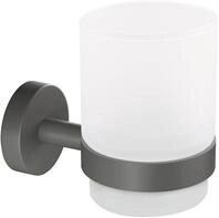 tesa Zahnputzbecher MOON Zahnputzbecherhalter ohne Bohren - 9,6 cm : 7 cm :...