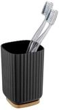 WENKO Zahnputzbecher WENKO Zahnputzbecher ROTELLO BHT 8,50x11x8,50 cm bunt