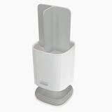 Joseph Joseph Zahnputzbecher Zahnb&uuml;rstenhalter EasyStore grau-wei&szlig;, klein