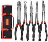 LuxusKollektion Zangenset 5-teiliges Spitzzangenset extra lang 27.9cm