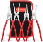 LuxusKollektion Sicherungsringzange Sprengringzangen-Set 4-tlg. 33cm innen/au&szlig;en