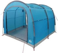 vidaXL Ger&auml;tezelt Zelt 268 x 240 x 191 cm Wasserdicht Blau Polyester, (1 tlg)