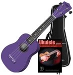 Classic Cantabile Ukulele Sopranukulele (Ukulele, Uke, 15 B&uuml;nde, leichtg&auml;ngige