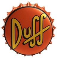 Grupo Erik Dekomagnet The Simpsons Duff Beer Bottle opener magnet
