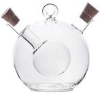 Intirilife &Ouml;lspender &Ouml;lspender &Ouml;lflasche Glas Essig mit Korken dekorativ 350...