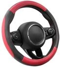 LuxusKollektion Lenkradbezug Lenkradbezug Auto Stil B-5.Rot und Schwarz [Rund] S