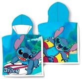 Lilo & Stitch Poncho Gem&uuml;tlicher Kinder Kapuzenponcho f&uuml;r Zuhause und Unterwegs