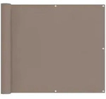 vidaXL Balkonsichtschutz Balkonsichtschutz 100 x 300 cm Oxford-Stoff Rechteckig...