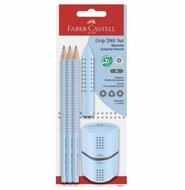 Faber-Castell Bleistift GRIP 2001 Bleistift-Set B sky blue 1 Set
