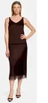 Vera Mont Satinbluse Damen mit V-Ausschnitt