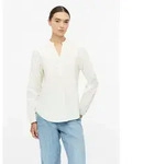 s.Oliver Langarmbluse Bluse Feincord-Bluse mit Stehkragen