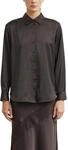 Langarmbluse COMMA, Damen, Gr. 34, braun, Web, Obermaterial: 53% Viskose, 47%