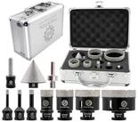 LuxusKollektion Bohrersatz Fliesenbohrer Diamant Set 6 8 10 25 35 50 68mm...