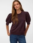 Vero Moda Rundhalspullover VMDOFFY 2/4 O-NECK PULLOVER GA NOOS Materialmix, regular