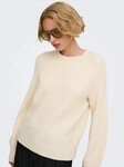 ONLY Strickpullover ONLIDA LS RIB O-NECK CS KNT Viskosemischung