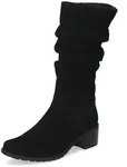 Caprice Stiefel Blockabsatz, Langschaftstiefel mit slouchy Falten am Schaft...