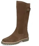 Caprice Stiefel Blockabsatz, Langschaftschaftstiefel mit Ziern&auml;hten, bequeme Weite