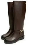 Tommy Hilfiger TH STUD LEATHER KNEE RIDING BOOT Stiefel Blockabsatz,