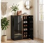 HOMCOM Schuhschrank leise Sicherheits&ouml;ffnung (Set, 1-St., 1er Set)...