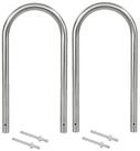 TRUTZHOLM Fahrradst&auml;nder 2 x Fahrradanlehnb&uuml;gel 115 x 58cm Edelstahl &Oslash; 60 mm