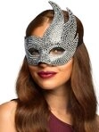 Boland Verkleidungsmaske Preziosa Glitzermaske, Venezianische Augenmaske mit