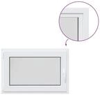 vidaXL Fenster Kellerfenster Innenseite Farbe Wei&szlig; RISOR 90 x 55 cm, (1 St)