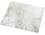 Tulup Tischplatte Oberplatte Tisch Glas Eleganter Marmor mit Adern Tischplatte...