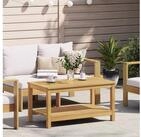 vidaXL Couchtisch vidaXL Beistelltisch &Ouml;l-Natur 90 x 50 x 45 cm Massivholz...