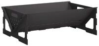 vidaXL Feuerstelle Feuerstelle Schwarz 60 x 40 x 20 cm Stahl, (1-St)