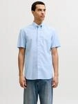 Kurzarmhemd JACK & JONES "JPRBLUSUMMER LIN. BL. SHIELD SS SHIRT SN", Herren,...