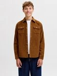 Jack & Jones Junior Langarmhemd JJEREGENT CORD OVERSHIRT LS JNR Baumwolle,...