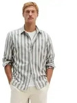 Marc O'Polo Langarmhemd mit Bio-Baumwolle, Regular Fit beige M