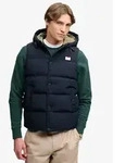 Superdry Steppweste HOOD SHORT EVEREST GILET Regular Fit, mit Rei&szlig;verschluss,...