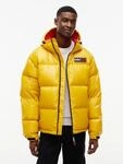 Daunenjacke TOMMY JEANS "TJM ALASKA OUTDOORS DOWN", Herren, Gr. M, gelb...