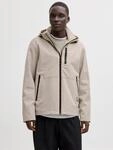 Outdoorjacke JACK & JONES "JJEADAM DOVER JACKET SN", Herren, Gr. XS, beige...