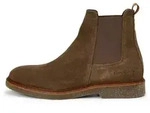 Marc O'Polo aus ge&ouml;ltem Veloursleder Chelseaboots braun 41 EU