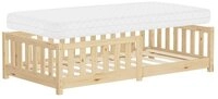 ML-DESIGN Spielbett Bodenbett Holzbett mit Lattenrost & Rausfallschutz...