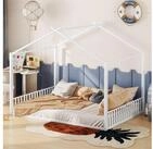 OKWISH Metallbett Flachbett Eisenrahmen Hausdesign Schlafgestell Jugendzimmer...