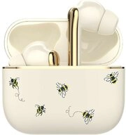 LAURA ASHLEY Cath Kidston Kabellose Ohrh&ouml;rer Bluetooth TWS 5.3 &ndash; Bees Wei&szlig;