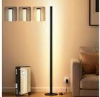 VASAGLE Stehlampe LED Wohnzimmer, Lampe Schlafzimmer, 18 x 18 x 139,4 cm,...