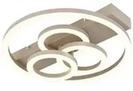 GLOBO LIGHTING LED Deckenleuchte DARRYL, Sandfarben, Kunststoff, Anpassung der