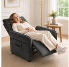 HOMCOM Massagesessel Relaxsessel Fernsehsessel mit Massage & W&auml;rme (Set, 1-St.,