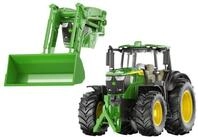 Siku Spielzeug-Landmaschine John Deere 6M 220 Set mit abnehmbarem Frontlader
