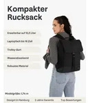 Johnny Urban Cityrucksack MIKA, Rolltop Damen Herren, Laptop Fach (1-tlg),...